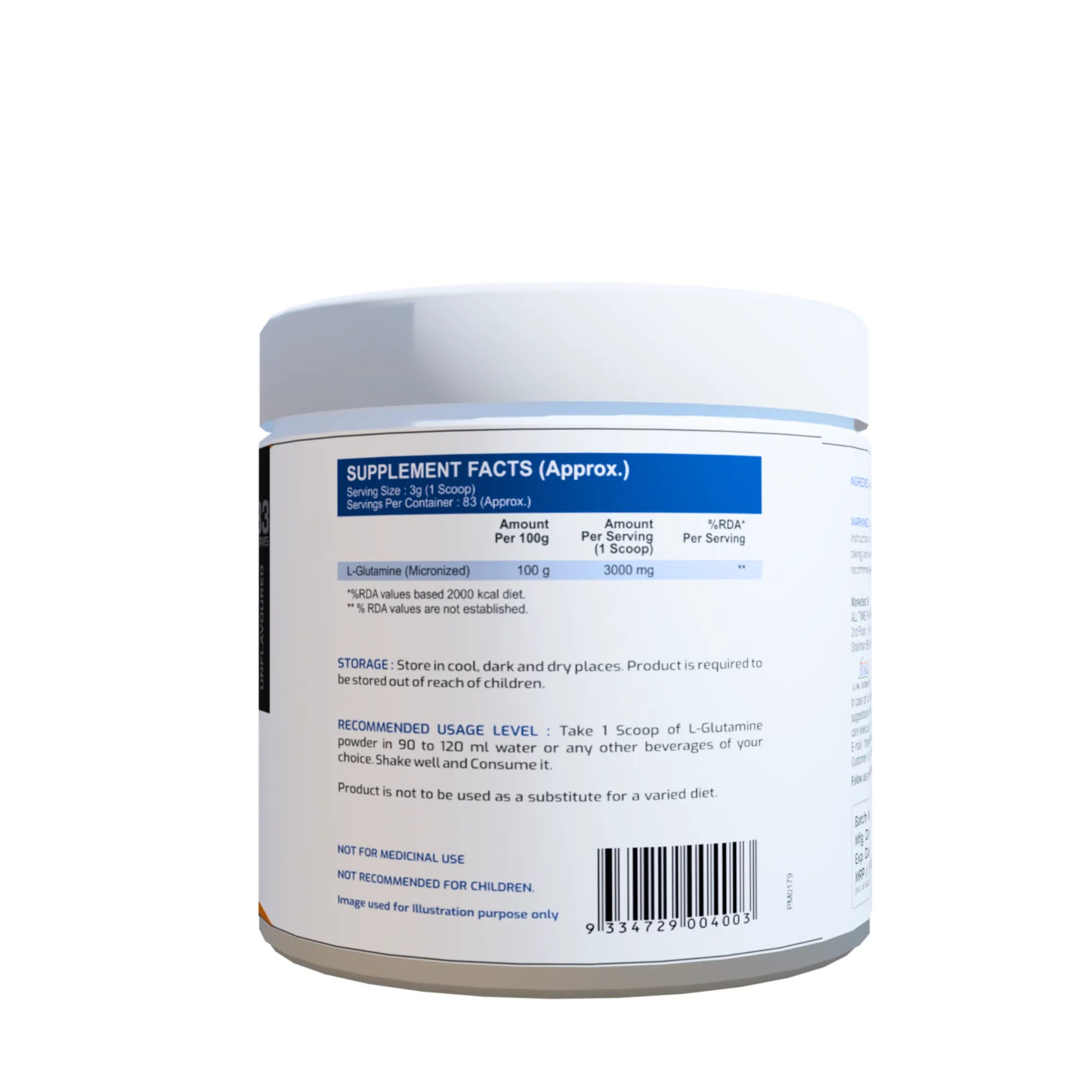 International Protein L-Glutamine 300mg