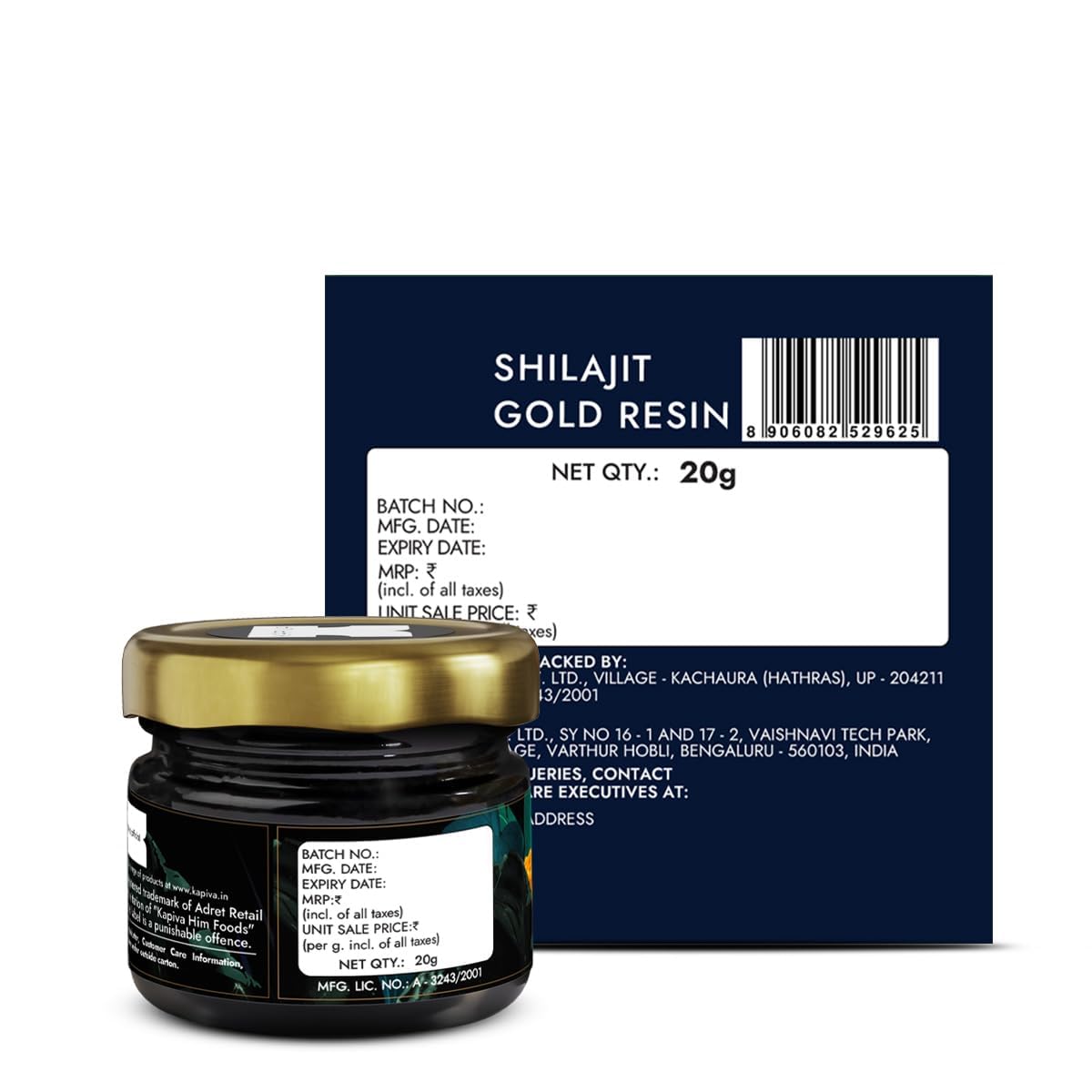 Kapiva Shilajit/Shilajeet Gold Resin