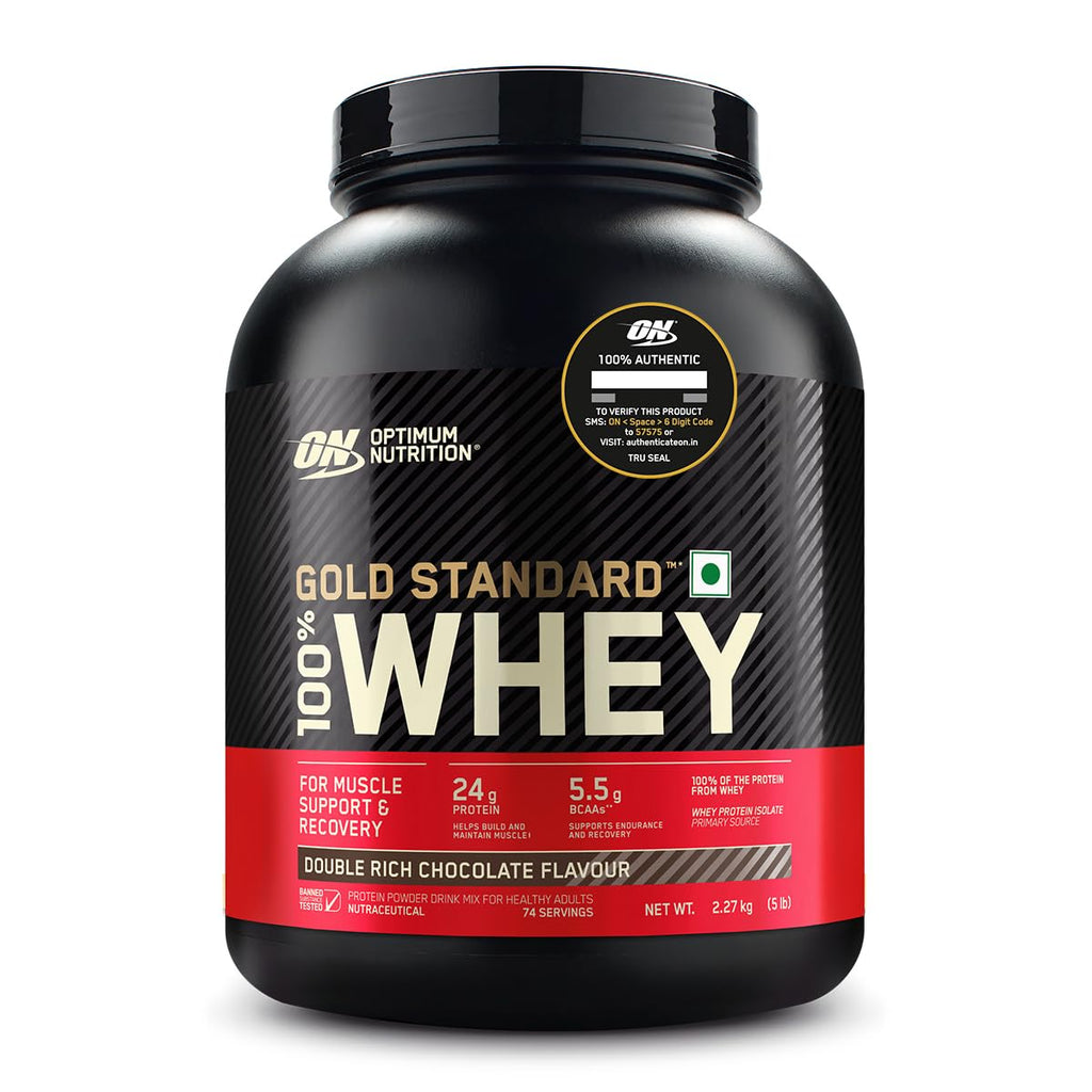 Optimum Nutrition (ON) Gold Standard 100% Whey Protein Powder 5 lbs