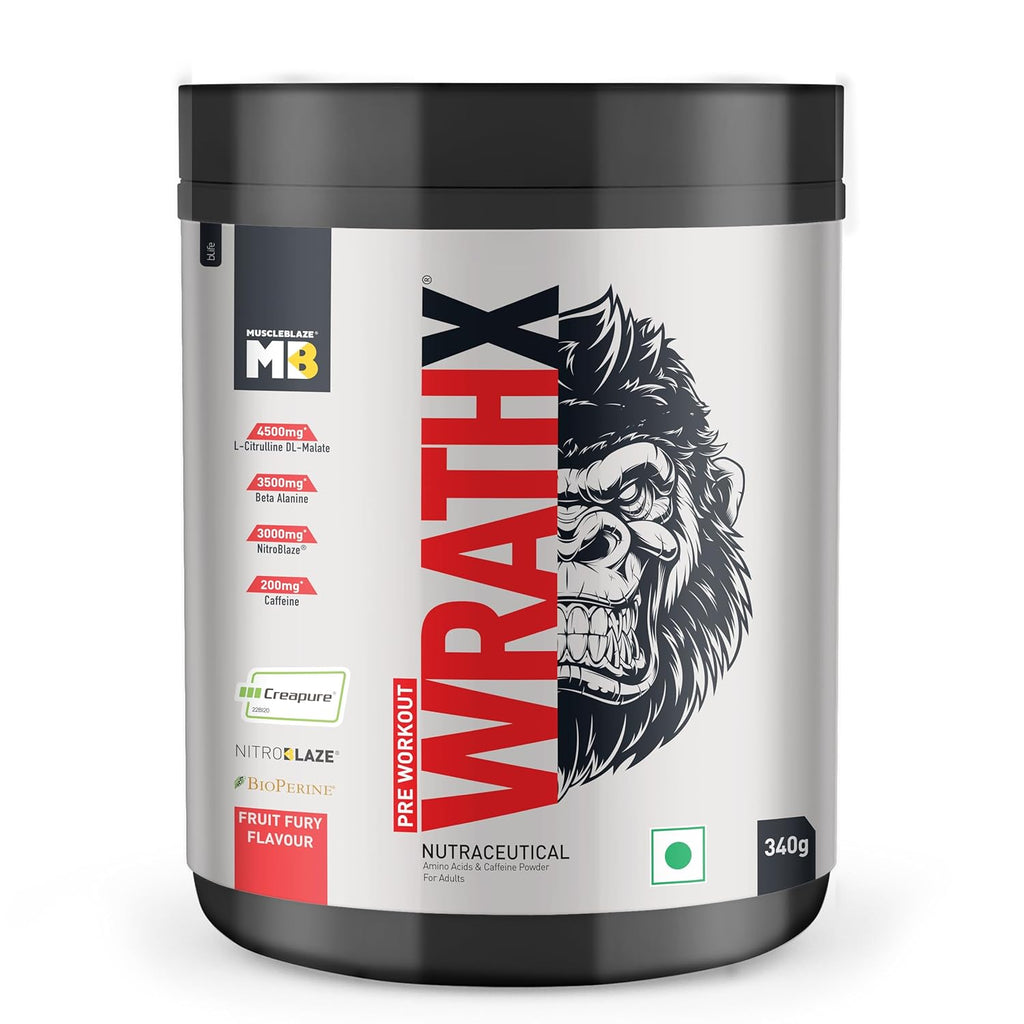 MuscleBlaze Pre Workout Wrathx Powder