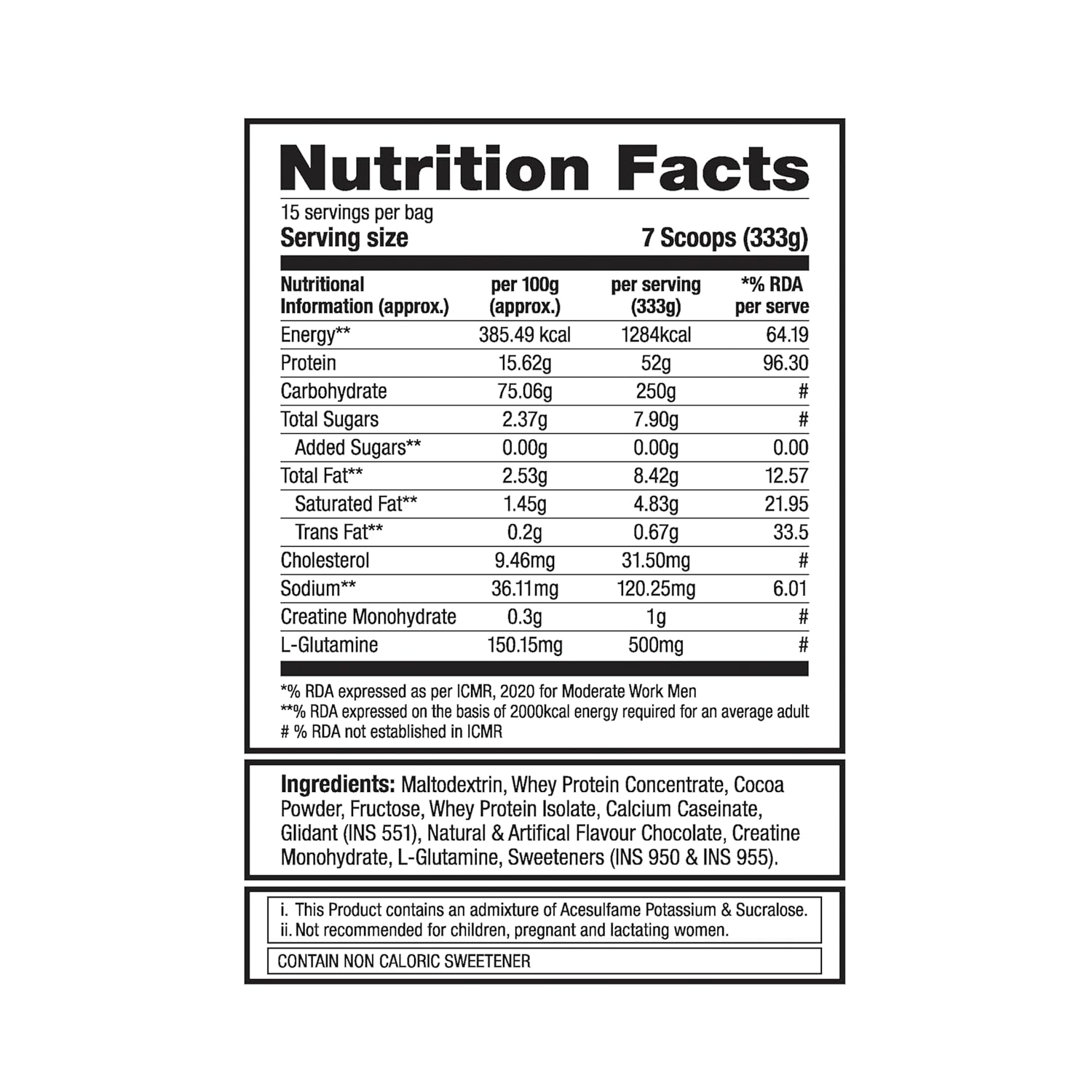 Labrada Muscle Mass Gainer Powder