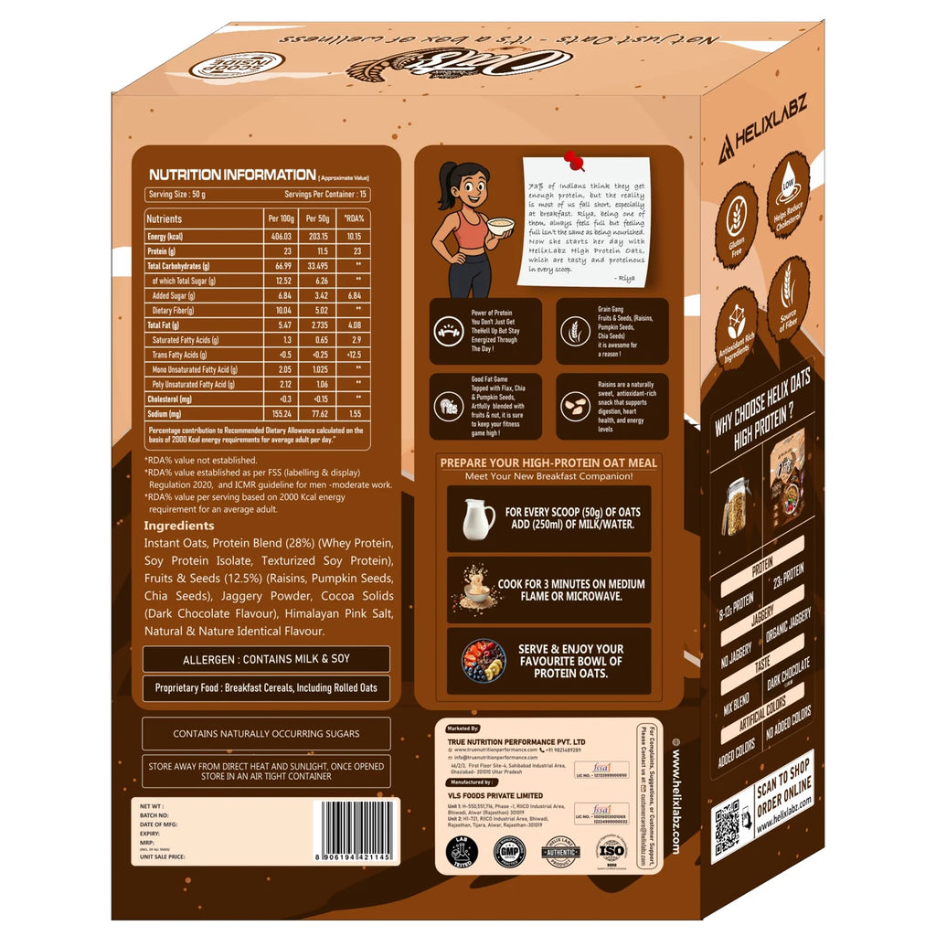 Helix High Protein Oats